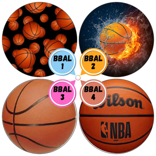 Basketball Themed Cabs - 3 INCH WOOD CAB (SINGLE)