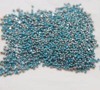 13/0 Patina Turquoise Silver