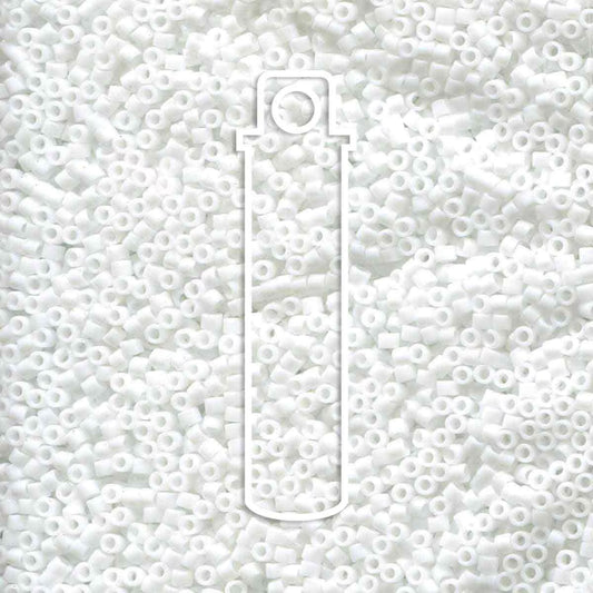 11/0 Miyuki Delica OP Chalk White