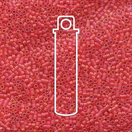 11/0 Miyuki Delica Matte Light Red AB