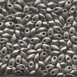 Magatama Matte Metallic Silver
