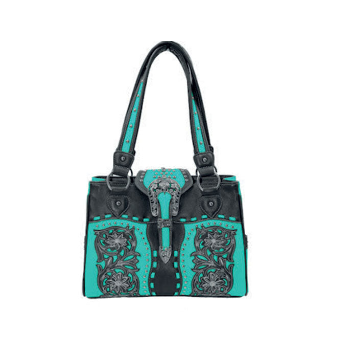 Locking Turquoise Purse