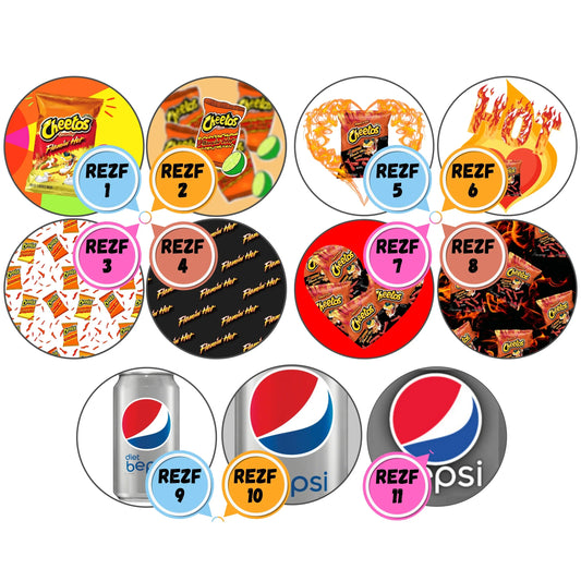 Rezzy Food Themed Cabs - 2 INCH WOOD CAB (SINGLE)