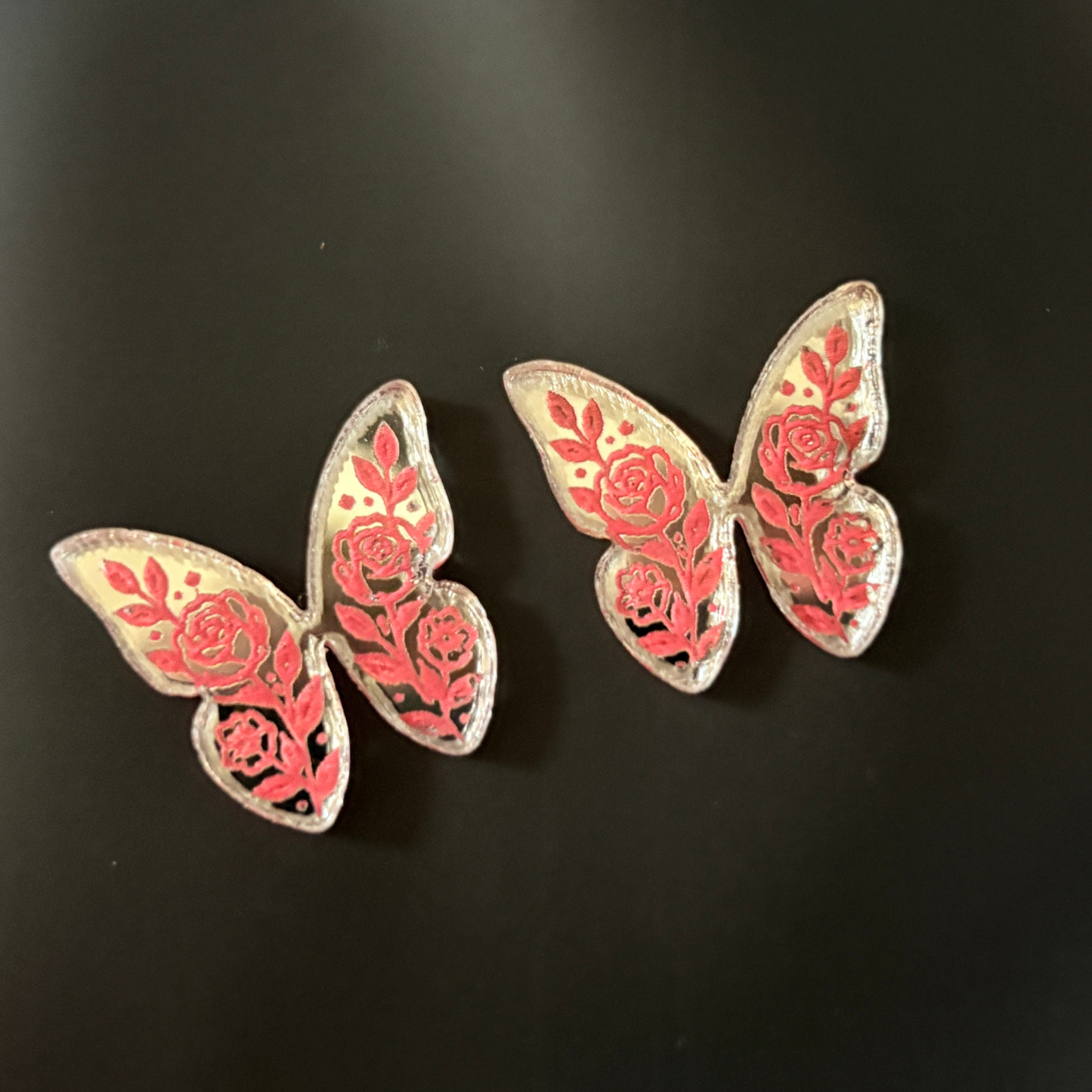 Butterfly and Roses